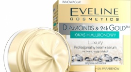 Luxury Profesjonalny krem+serum na twarz, szyję i dekolt Diamonds & Gold Eveline