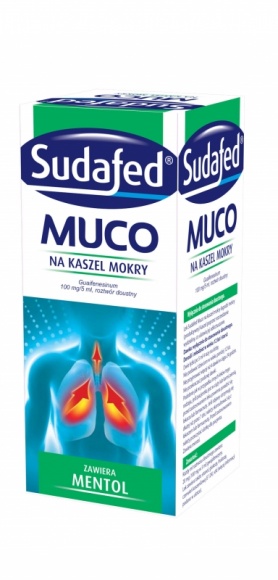 STOP dla mokrego kaszlu NOWOŚĆ - SUDAFED® Muco w dwóch wariantach smakowych Zdrowie, BIZNES - Mokry, duszący kaszel to jedna z najczęściej nękających nas dolegliwości w sezonie jesienno-zimowym. Aby wspomóc usuwanie wydzieliny oraz złagodzić mokry kaszel potrzebna jest szybka pomoc odpowiedniego preparatu, np. nowego syropu SUDAFED® Muco, który działa już po 15 minutach!