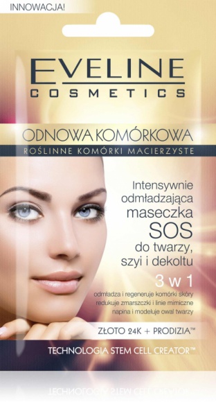 Intensywnie odmładzająca maseczka Eveline Cosmetics do twarzy, szyi i dekoltu LIFESTYLE, Uroda - Do każdego rodzaju cery, w szczególności do cery dojrzałej i zmęczonej.