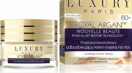 LUXURY PARIS Przeciwzmarszczkowy odbudowujący krem-maska na noc 60+