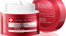 Eveline Cosmetics Półtłusty krem intensywnie regenerujący SWISS RECIPE LIFESTYLE, Uroda - • Skóra bardzo sucha i podrażniona • Zapobiega szorstkości