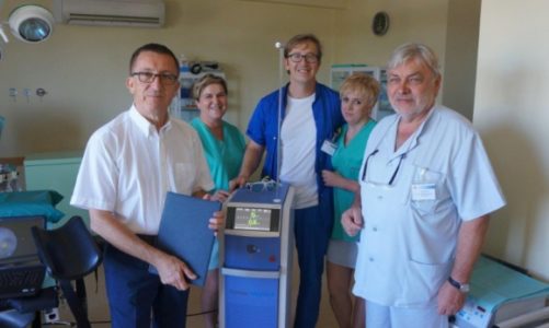 Laser Holmowy od Fundacji Aflofarmu dla szpitala w Pabianicach