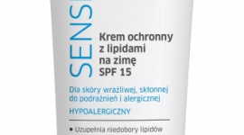 Krem ochronny z lipidami SPF 15 na zimę Iwostin Sensitia