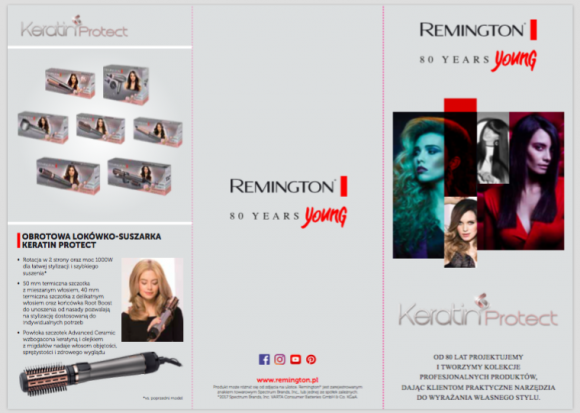 8 dekad istnienia marki Remington i jej nowa kampania „80 Years Young” LIFESTYLE, Uroda - Marka Remington wraz z celebracją 80-tych urodzin swojego istnienia rusza z nową kampanią, którą nawiązywać będzie do historii swojego powstania. Zwieńczeniem tego okresu jest nowe hasło marki, które brzmi „80 Years Young”.