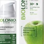 Krem regenerujący do twarzy na noc 30+ z serii Biolonica Apple Stem Cells 30+