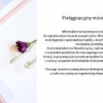 Pielęgnacyjny minimalizm