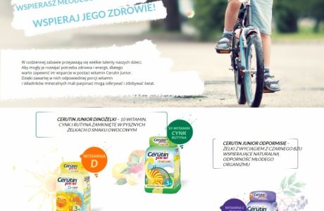Cerutin Junior z nową stroną internetową