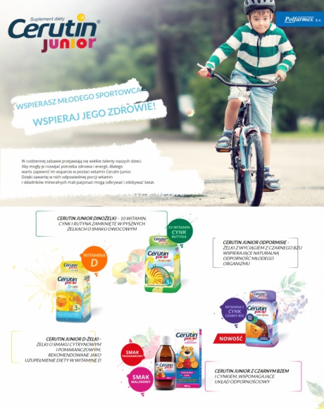 Cerutin Junior z nową stroną internetową