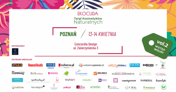 NADCHODZI DRUGA EDYCJA TARGÓW EKOCUDA W POZNANIU! LIFESTYLE, Uroda - 13 i 14 kwietnia 2019 r. to daty, o których powinni pamiętać wszyscy miłośnicy kosmetyków naturalnych.
