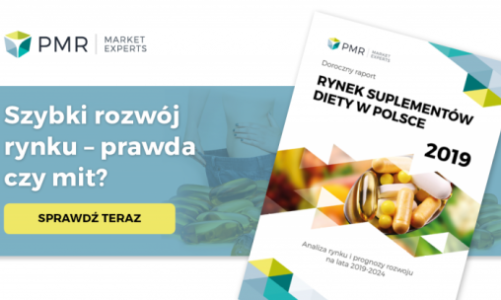 Rynek suplementów diety wzrośnie o 5% rocznie w latach 2020-2024