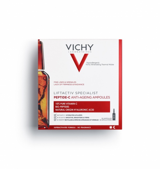 Skoncentrowana siła anti-ageing od VICHY – nowe ampułki Liftactiv Specialist! LIFESTYLE, Uroda - Do gamy Liftactiv Specialist VICHY dołączyły dwie wysokoskoncentrowane kuracje pielęgnacyjne w formie ampułek – Peptide-C oraz Glyco-C, które odpowiadają na wiele potrzeb skóry i przeciwdziałają widocznym objawom jej starzenia.