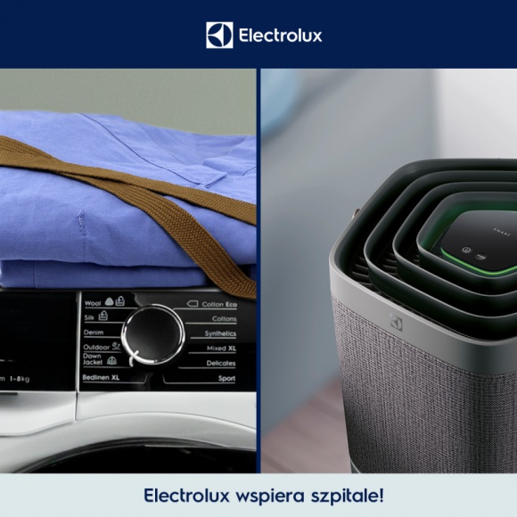 Electrolux pomaga polskim szpitalom Zdrowie, BIZNES - Do pomocy w walce z koronawirusem przyłączyła się firma Electrolux, przekazując swój sprzęt do szpitali.