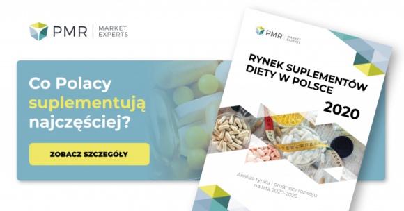 Rynek suplementów diety w Polsce: wzrost o 3% w 2020 roku Zdrowie, BIZNES - Według najnowszych prognoz PMR sprzedaż suplementów diety w Polsce w aptekach i poza nimi wzrośnie w 2020 r. o 2,6% i osiągnie wartość prawie 6 mld zł w cenach detalicznych*.