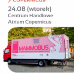 Mammobus przed Atrium Copernicus