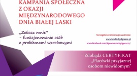 Niewidomi w Bydgoszczy świętują Dzień Białej Laski Zdrowie, LIFESTYLE - Niewidomi w Bydgoszczy świętują Dzień Białej Laski
